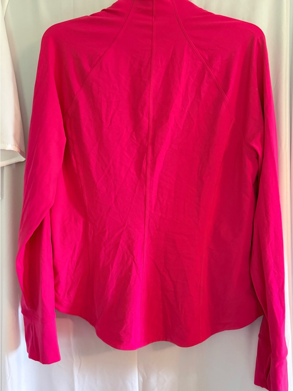 Athleta Women's Bright Fuchsia Full-Zip Utility Jacket Size XL - Picture 3 of 3